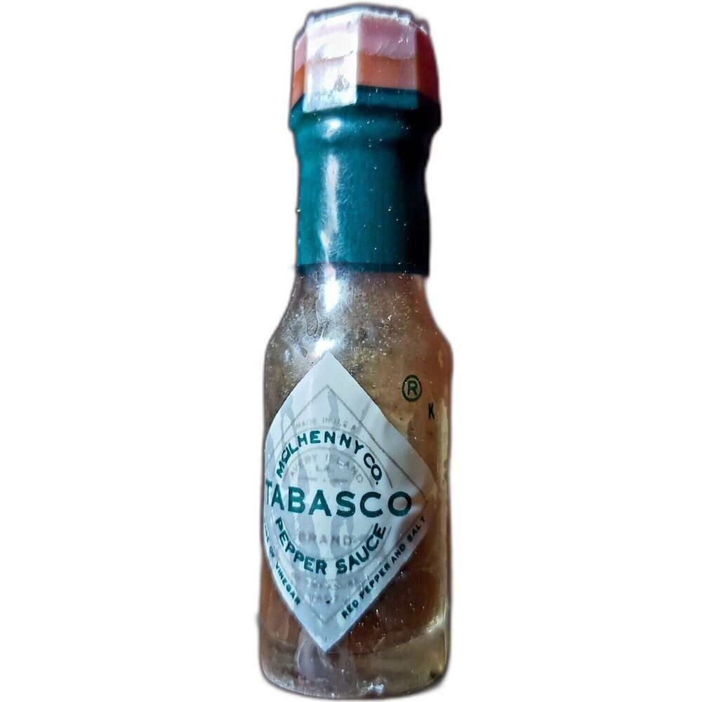 Miniature Tabasco Sauce Bottle Vintage Advertising MciLHenny Co. - 1/8 Oz - New